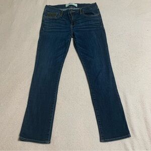 Abercrombie & Fitch‎ Perfect Stretch Studded Woman’s Denim Jeans Size 28